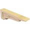 Ekena Millwork 4"W x 24"D x 8"H Thin Mayflower Rough Cedar Woodgrain TimberThane Corbel, Primed Tan CORUR04X24X08MAYRCPR - alternate 3